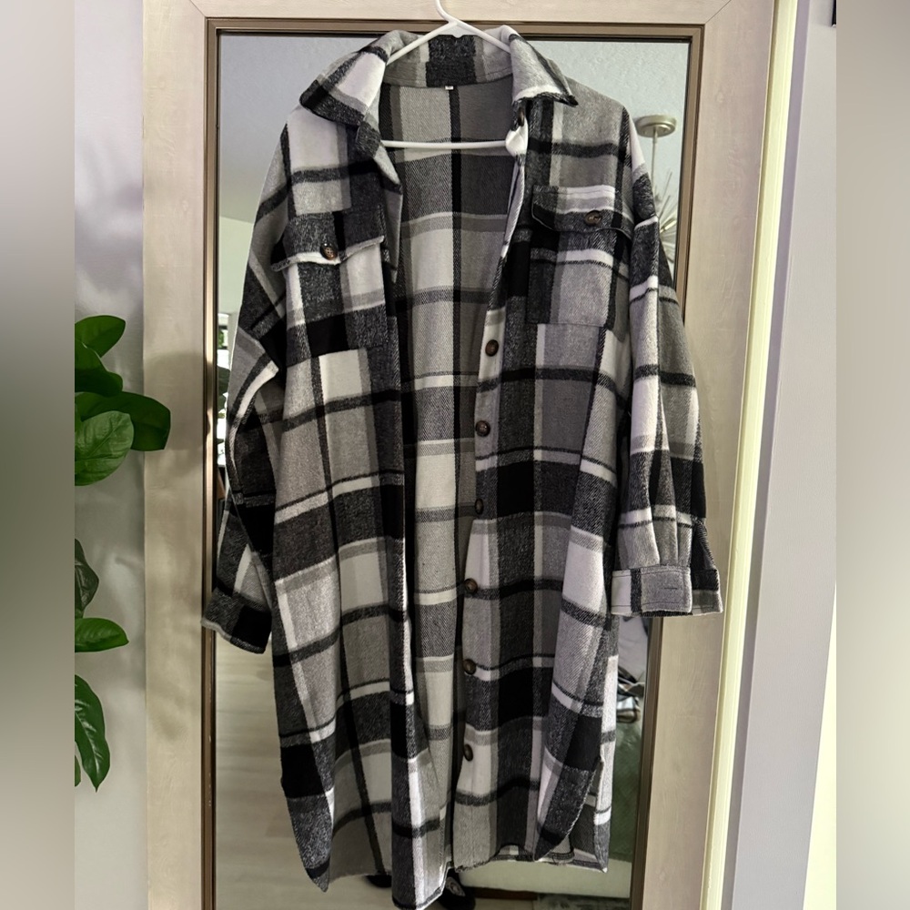 Plaid shacket